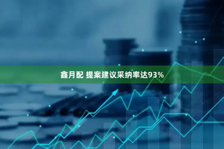 鑫月配 提案建议采纳率达93%